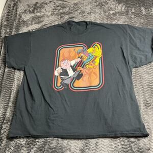 Family‎ Guy Star Wars T-Shirt Men’s4XL Black Graphic Print Short Sleeve